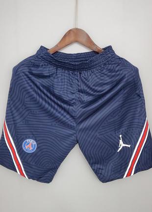 Футбольные шорты psg nike jordan футбольні шорти псж найк спортивные1 фото