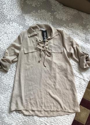 Блуза классическая boohoo