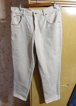 Оригинальные бежевые джинсы  eberle