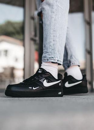 Кросівки air force 1 lv8 ultra black кроссовки