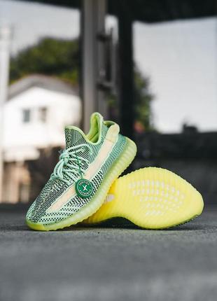 Кросівки yeezy boost 350 v2 yeezreel neon кросівки