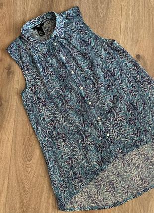 Подовжена блуза без рукавів h&m, р.36