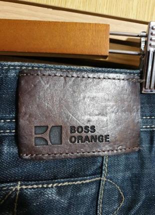 Брендовые стрейчевые джинсы boss orange4 фото