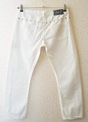 Женские укороченные летние джинсы итальянского бренда gas7 фото