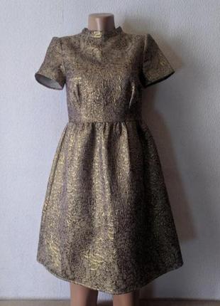 Сукня золотистого кольору3 фото