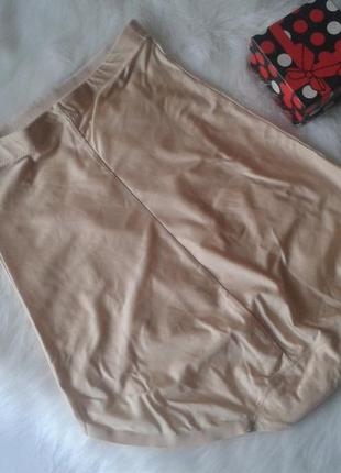 Корекційні високі бежеві трусики-утяжка f&f