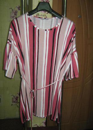 Натуральная фирменная блуза george 18р. египет. большой размер!1 фото