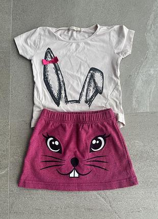 Костюм (футболка + спідниця) halis kids