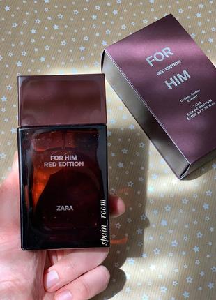 Чоловічі парфуми zara for him red edition2 фото