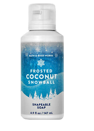 Мыло-пена для рук bath and body works frosted coconut snowball shapeable soap 147 мл