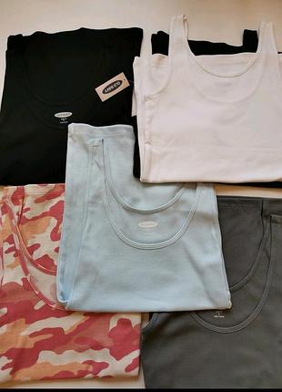 Майки в рубчик old navy