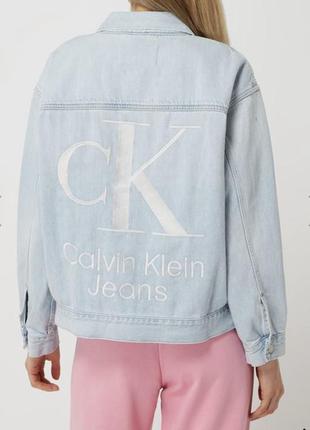 Calvin klein jeans джинсова куртка1 фото