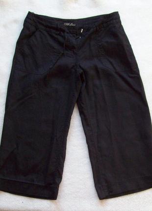 Шорты лен, длина 76 см.