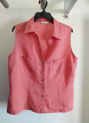 Льняная блуза