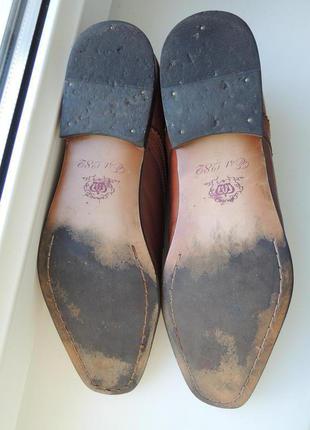 Фірмові стильні шкіряні туфлі next р. 43-44 (28,5 см)4 фото