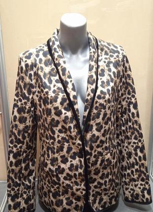 Леопардовый пиджак бренд esmara2 фото