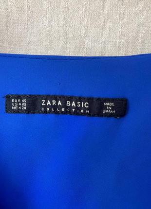 Блуза zara basic с v-образным вырезом6 фото