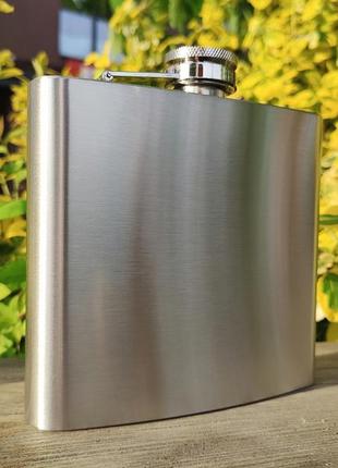 Фляга из нержавеющей стали hip flask 414ml можно под гравировку1 фото