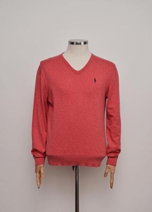 Polo ralph lauren  мужской пуловер из кашемира и хлопка 48р кофта м-ка1 фото