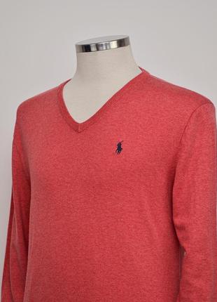 Polo ralph lauren  мужской пуловер из кашемира и хлопка 48р кофта м-ка3 фото