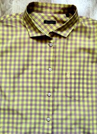 Интересная рубашка marc o polo (100% хлопок), р.l2 фото