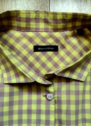 Интересная рубашка marc o polo (100% хлопок), р.l3 фото