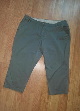 Укороченные брюки, бриджи, размер 54 (код 620)2 фото