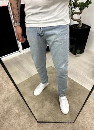 Джинсы мужские рваные голубые турция / джинси чоловічі штаны штани рвані голубі турречина