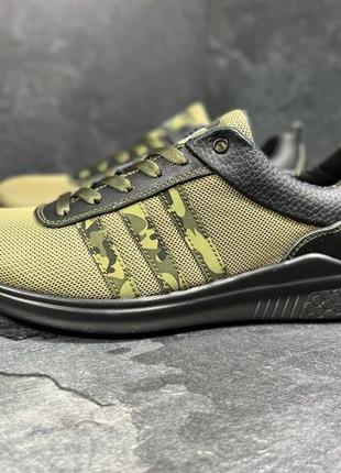Кросівки adidas, 40-45 розмір, літні, сітка, хакі, оливка, військовим, для військового, оливкові, пісок