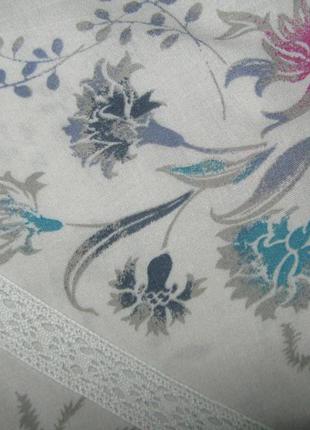 Легчайшая натуральная фирменная блуза marks & spencer 18р. индия. большой размер!4 фото