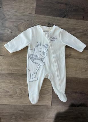 Флисовый человечек 0-3 мес