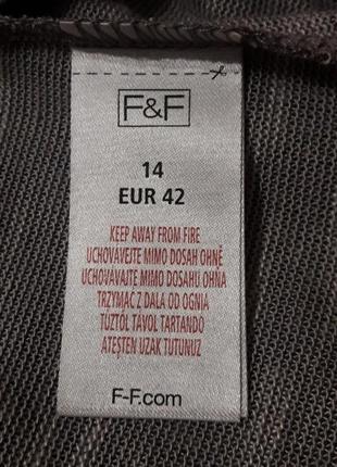Брендовая новая вискозная футболка р.14 от f&f7 фото