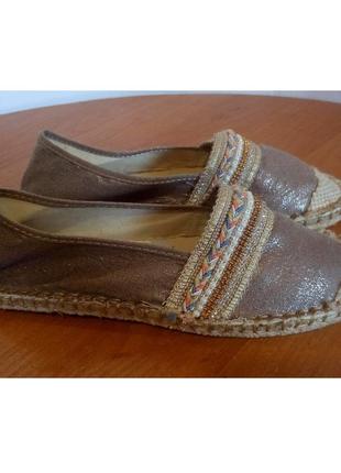 Стильные эспадрильи балетки туфли от бренда esmara, р.37-37,5 код t381035 фото