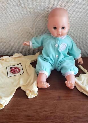 Lissi германия кукла пупс мягконабивная 39 см одежда