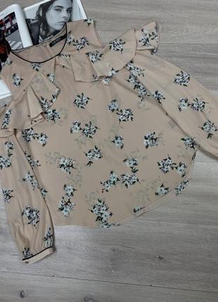 Красивая блуза в цветочный принт polo ralph lauren