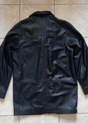 Шкіряна куртка-піджак 46 р. barisal натуральна шкіра шкіра нюанс2 фото