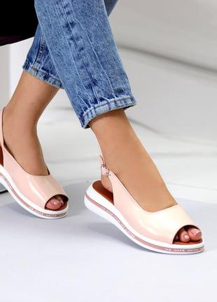 Класичні натуральні шкіряні босоніжки/босоніжки/сандалі 36-40