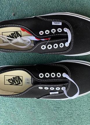 Vans authentic black/white кеді ванс оригінальні чорні