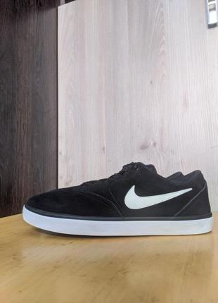 Nike sb - шкіряні кросівки кеди