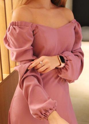 Силуетна сукня з розрізом guseva wear s-m7 фото