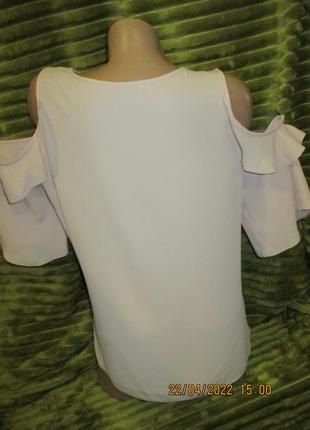 Нежная весенне-летняя блузочка-трапеция, цвет пудра,12-40р6 фото