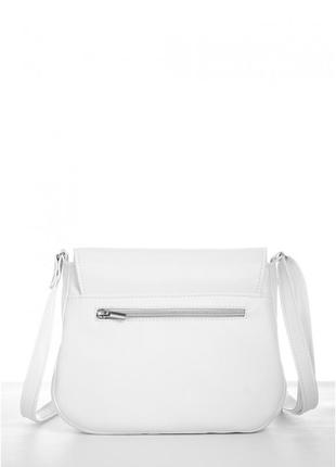Жіноча сумка біла кросбоді9 фото
