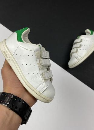 Дитячі кросівки adidas stan smith cf original білі шкіряні