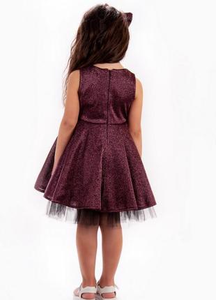 Шикарне плаття святкове, нарядна сукня з люрексу5 фото