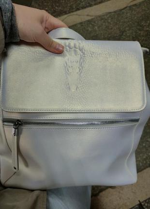 Рюкзак сумка жіночий стильний тренд якісна екошкіра3 фото