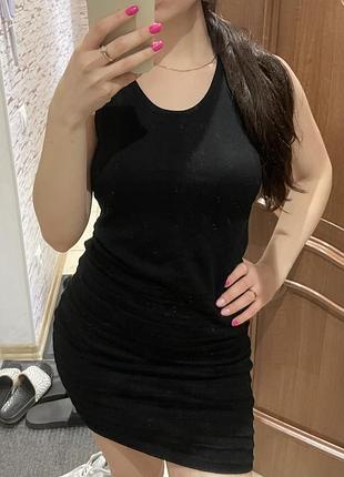Сукня міні олівець по фігурі майка облягаюче