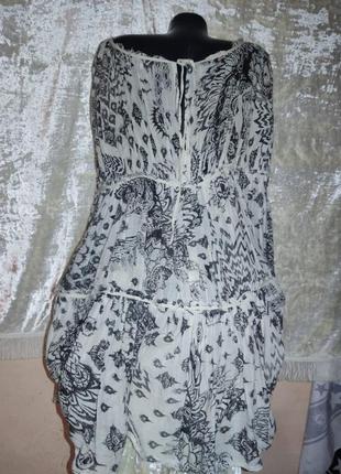 Оверсайз сукня туніка allsaints ikat owl dress3 фото