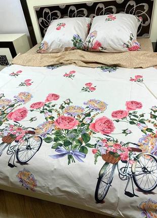Комплект постільної білизни бязь-люкс, подих весни2 фото