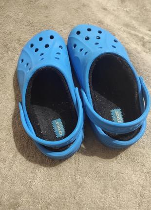 Крокси сабо шльопанці сандалі босоніжки crocs теплі утеплені4 фото