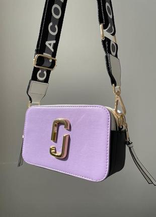 Marc jacobs the snapshot lilac новинка лавандова фіолетова жіноча яскрава сумочка марк джейобс бузкова фиолетовая сиреневая женская сумка тренд